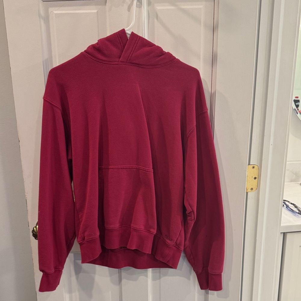 TNA Women’s Hooded Pullover Sweater - Berry Red